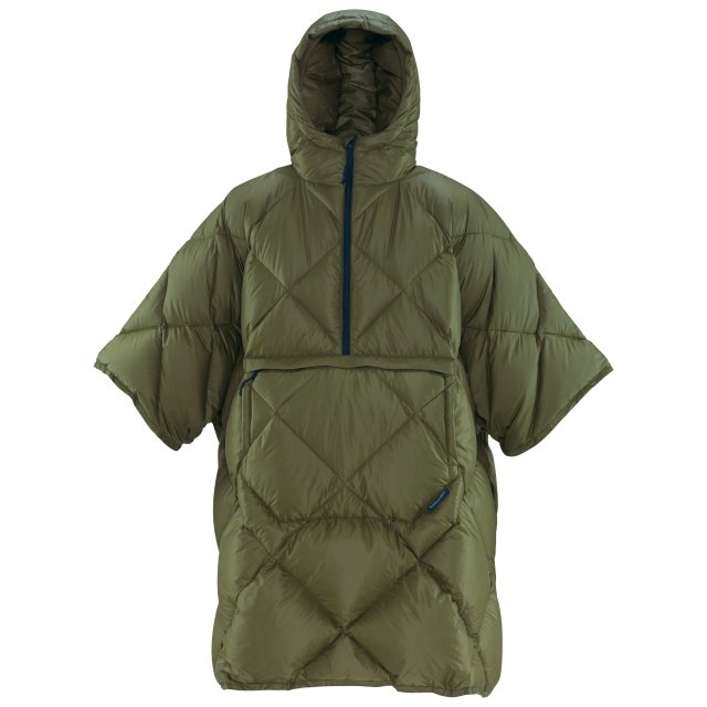 Therm-A-Rest Honcho Poncho Down Dark Olive 